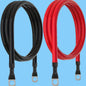 4 AWG Reines Kupfer Batteriekabel mit 3/8" Klemmen – Rot/Schwarz
