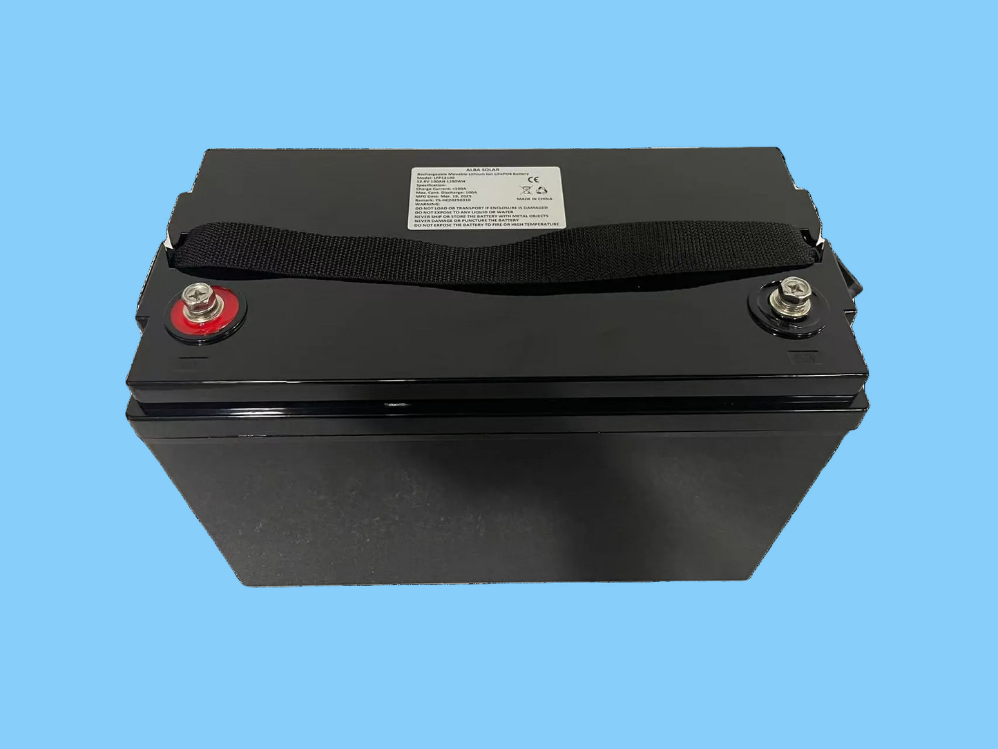 Solarbatterie 12.8V 100A Lifpo4