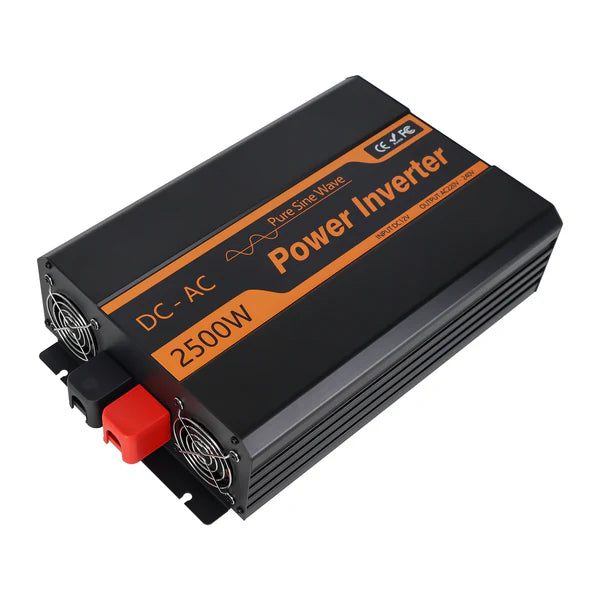 PowMr 2500W Reiner Sinus Wechselrichter DC 12V auf AC 220V