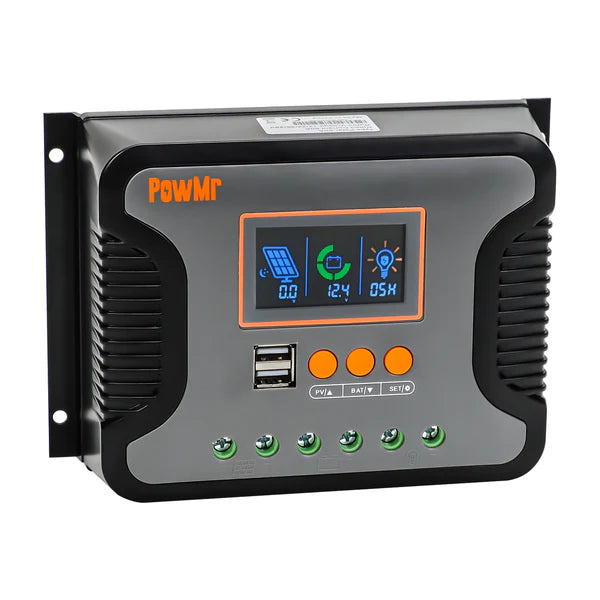 PowMr PWM Solar Laderegler 30A 12V/24V/36V/48V