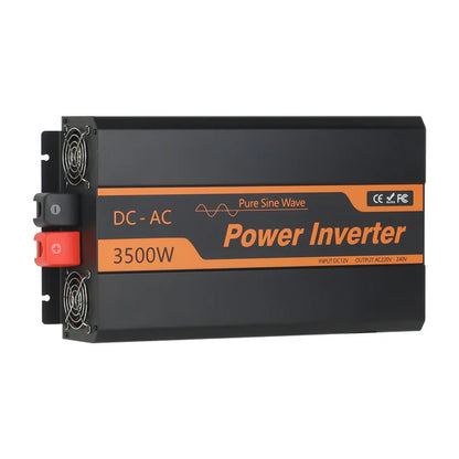 PowMr 3500W Reiner Sinus Wechselrichter DC 12V auf AC 220V