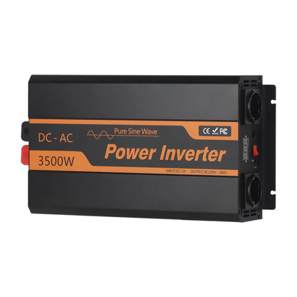 PowMr 3500W Reiner Sinus Wechselrichter DC 12V auf AC 220V