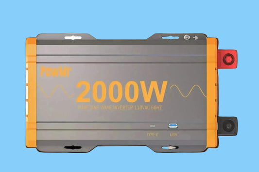 PowMr Reiner Sinus Wechselrichter 12V DC zu 230V AC 2000W