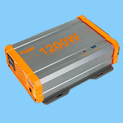 PowMr Reiner Sinus Wechselrichter 12V DC zu 230V AC 1200W