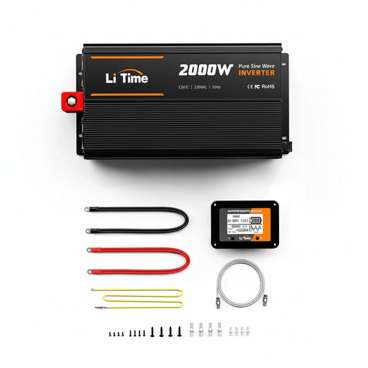 LiTime 2000W Reiner Sinuswellen Wechselrichter 12V DC zu 230V AC