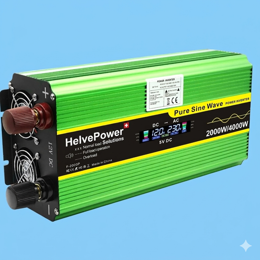 Inverter 2000W / 4000W Piku – Sinus i Pastër 24V në 230V